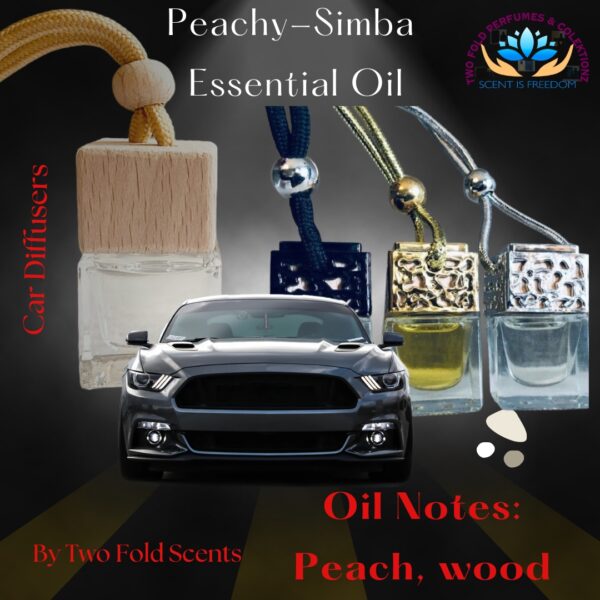 Peachy-Simba Essential Car Oil (Diffusers) 10ML – By Two Fold Scents